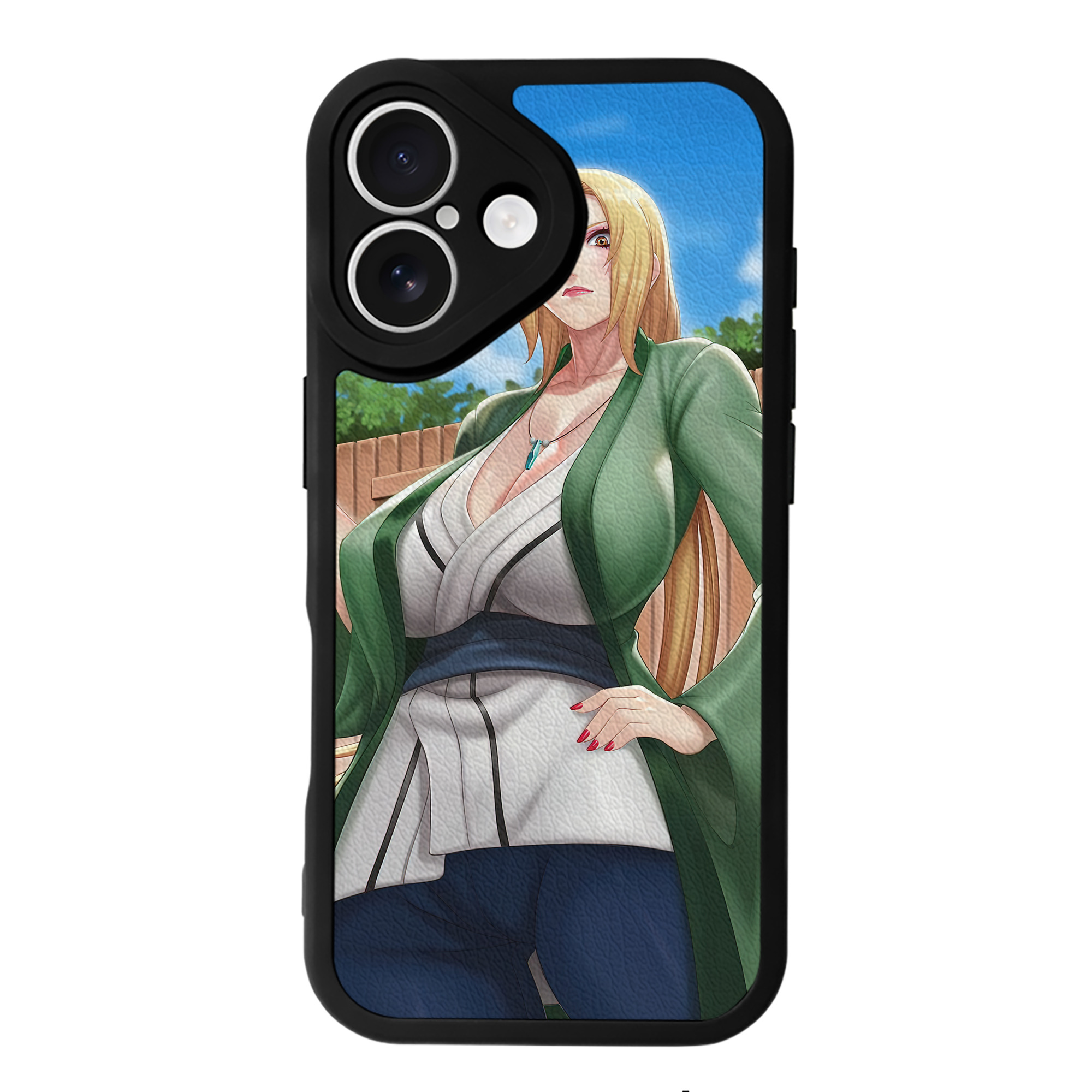 （画像用） NARUTO -ナルト- NARUTO -ナルト- 疾風伝 【iPhone 16シリーズ対応】シリコンスマホケース（レザー調） 材質：シリコン